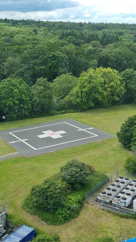 Hubschrauberlandeplatz in Wetzlar