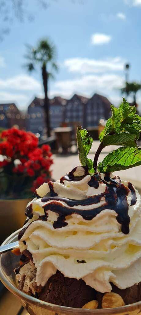 Eis an der Schlachte Bremen