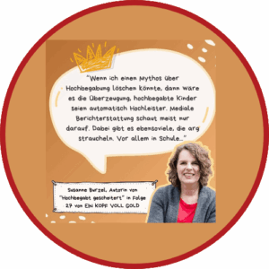 Susanne Burzel bei Saskia Niechzial Ein Kopf voll Gold