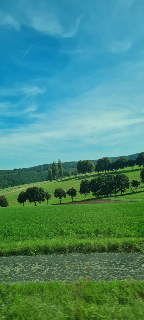 Landschaft bei Braunfels sieht aus wie Toskana