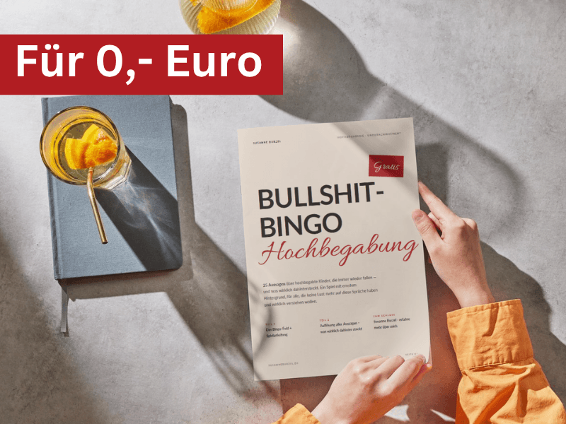 Bullshit Bingo Hochbegabung